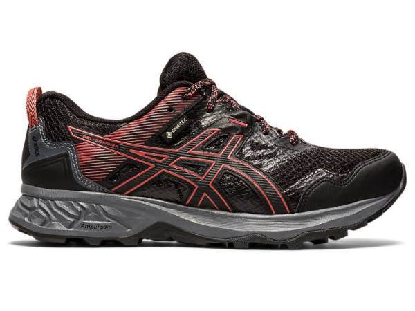 Asics Trailschoenen Dames, GEL-SONOMA Zwart/Roze - Asics Schoenen Kopen | B0413659-KI